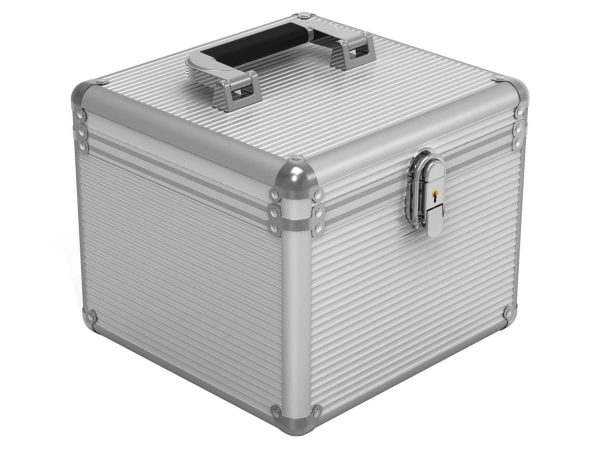ORICO Aluminum Hand-held Multi-protection 5 Bay 3.5 inch HDD Protective Storage Carrying Box with Security Lock - Silver (BSC35-05) - 10-Bay
