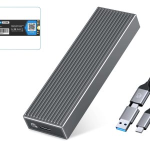 ORICO M.2 NVMe SSD 512GB PCIe Gen3. X4, NVMe 1.3 64L 3D NAND QLC Internal Solid State Drive 2280 with M.2 NVMe SSD Enclosure