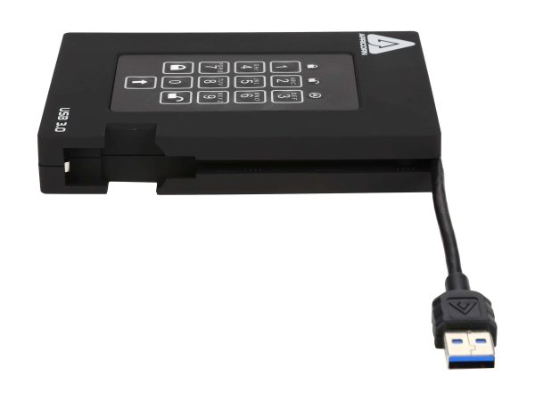FIPS 140-2 Encrypted External Hard Drive With PIN Access
