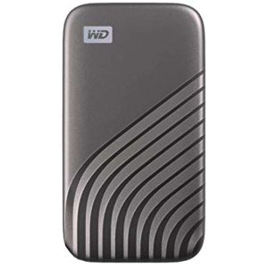 WD 1TB My Passport SSD External Portable Drive, Gray, Up to 1050 MB/s - WDBAGF0010BGY-WESN