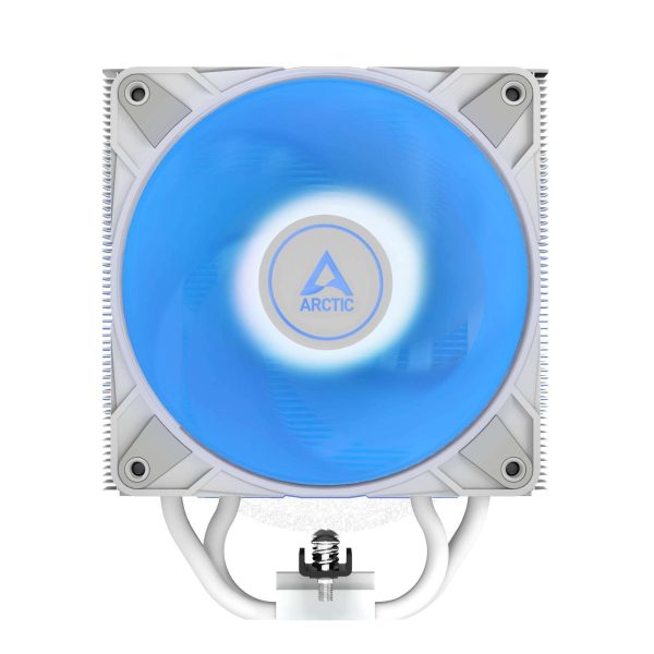 Freezer 36 A-RGB (White) – White CPU Cooler for Intel Socket LGA1700 and AMD Socket AM4, AM5, Direct touch technology, duo 12cm Pressure Optimized Fan with A-RGB lighting in push pull configuration