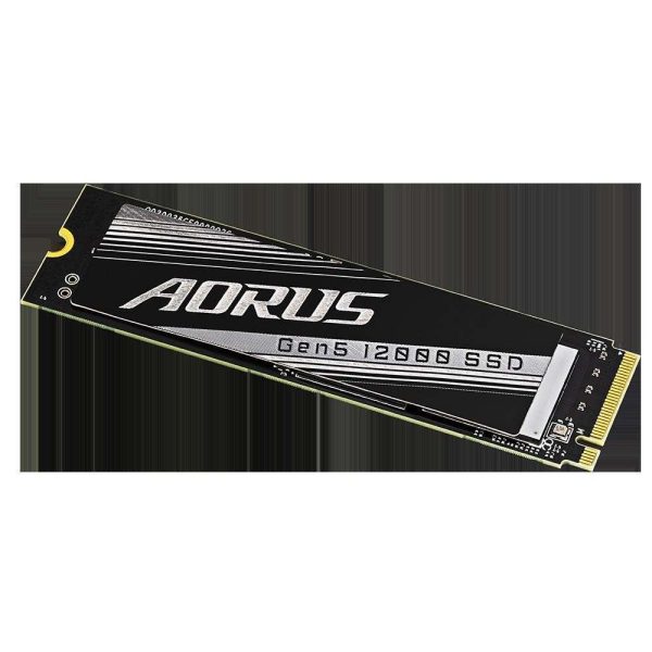 GIGABYTE AORUS Gen5 12000 SSD 1TB PCIe 5.0 NVMe M.2 Internal Solid State Hard Drive with Read Speed Up to 11700MB/s, Write Speed Up to 9500MB/s, AG512K1TB