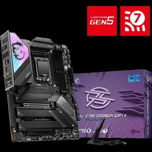 MSI MAG Z790 TOMAHAWK MAX WIFI LGA 1700(14th,13th,12th Gen) DDR5 ATX 8x SATA 6G  4x M.2  Wi-Fi 7  Bluetooth 2.5Gbps LAN Motherboard - MPG Z790 CARBON WIFI II