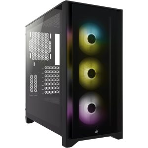 Corsair ATX Mid Tower Black - 4000X RGB (Black)