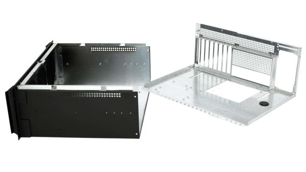 Sliger CX4150a | 4U 15" Short Depth Rackmount Chassis | ATX PSU | ATX Motherboard | 8x PCIe Slot Cutouts | 1x USB C & 2x USB A | Gaming PC | Made In USA