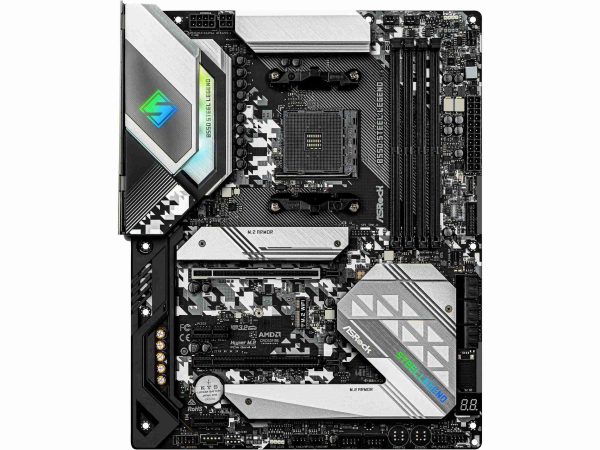 ASRock B550M Pro SE AM4 DDR4 SATA 6Gb/s 1 PCIe 4.0 x16 Micro ATX Motherboard - B550 STEEL LEGEND