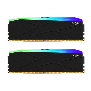 V-COLOR Manta XFinity RGB DDR5 32GB (16GBx2) 7800MHz CL38 1.45V RGB Gaming Desktop Upgrade RAM U-DIMM Memory Module SK Hynix IC - WHITE (TMXFL1678838WWK) - 32GB (2 x 16GB),DDR5 7200 (PC5 57600),34,Black,Red
