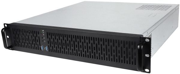 Server Case - 2U, 6 Bays & 17.7" Depth
