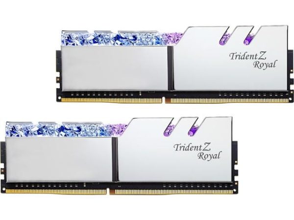 G.SKILL Trident Z Royal Series 32GB (2 x 16GB) DDR4 3200 (PC4 25600) - 16GB (2 x 8GB),DDR4 4000 (PC4 32000),18,Silver