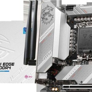 MSI B760 GAMING PLUS WIFI LGA 1700 (280) DDR5 ATX Motherboards - Intel,  SATA 6Gbps, Wi-Fi 6E, Bluetooth 5.3,  7.1 HD Audio, PCIe 4.0 x16, 2.5G LAN - MPG B760I EDGE WIFI DDR4